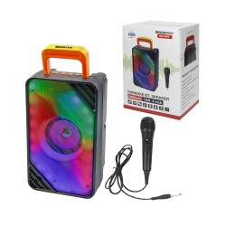 ALTAVOZ MODORWY MD302F KARAOKE/MICRÓFONO/USB/SD/FM/AUX NEGRO ALTAVOZ MODORWY MD302F KARAOKE/MICRÓFONO/USB/SD/FM/AUX NEGRO